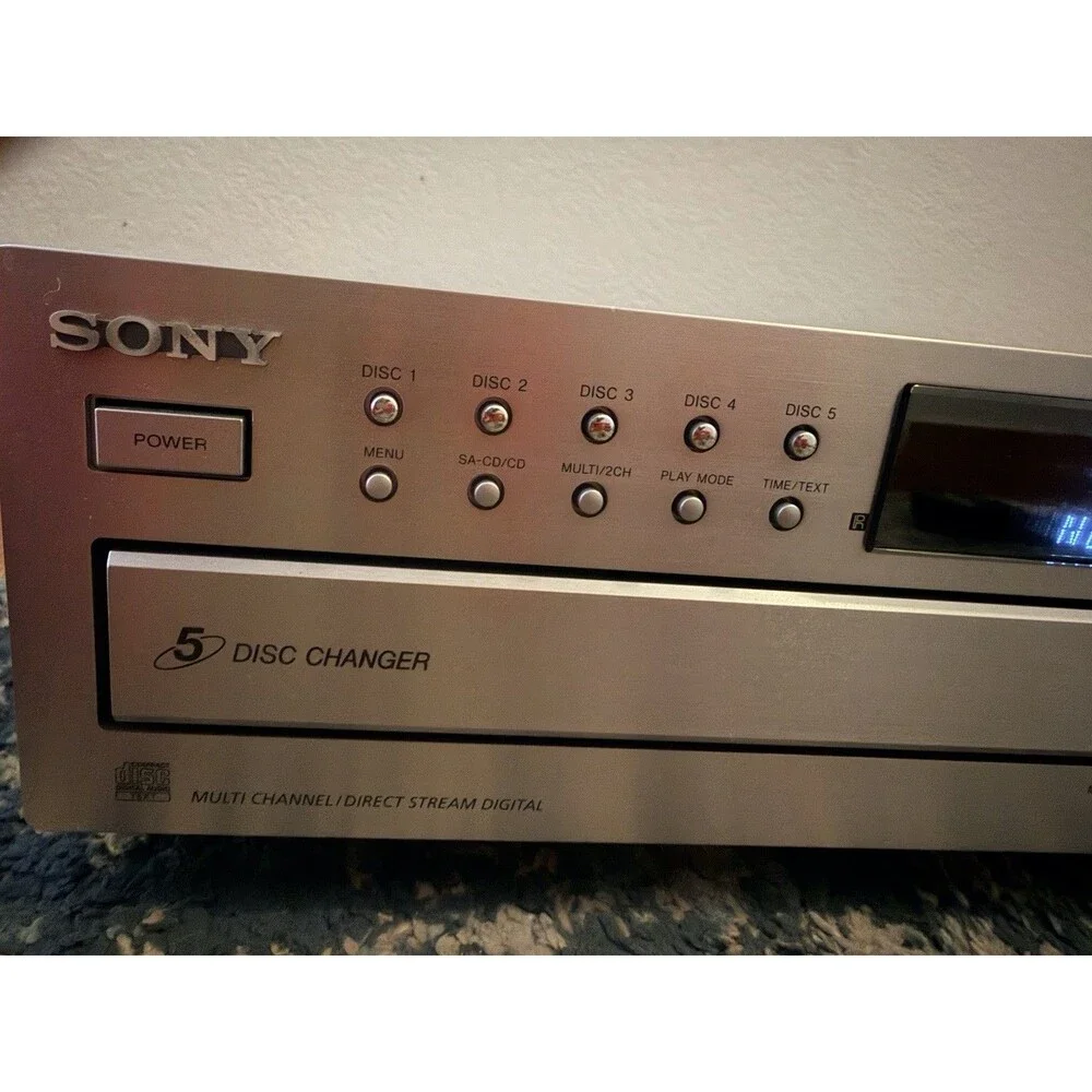 Sony SCD-C2000ES  5 Disc Super Audio CD Changer Tested - Remote Included